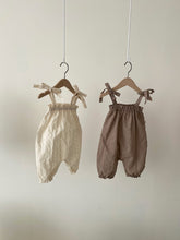 Load image into Gallery viewer, Sleeveless Overalls - Ivory