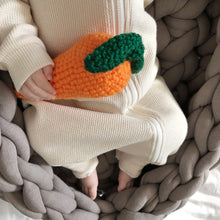 Load image into Gallery viewer, Bunny Ears Zipper Jumpsuit - Cream