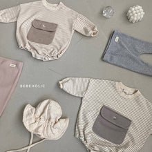 Load image into Gallery viewer, Pocket Stripes Romper - Two Colours