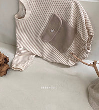 Load image into Gallery viewer, Pocket Stripes Romper - Two Colours