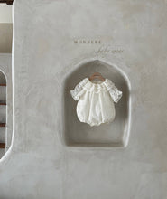 Load image into Gallery viewer, Monbebe Lace Romper -White