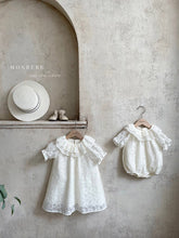 Load image into Gallery viewer, Monbebe Lace Princess Dress - White