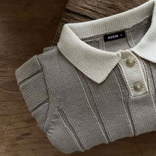 Load image into Gallery viewer, Boys Collar Ribbed Knit - Three Colours