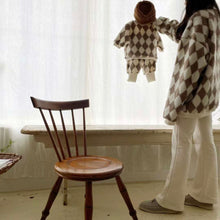 Load image into Gallery viewer, Sherpa Pullover - Beige Diamond