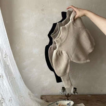 Load image into Gallery viewer, Girls Puff Ribbed Knit - Three Colours