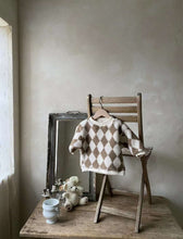 Load image into Gallery viewer, Sherpa Pullover - Beige Diamond
