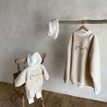 Load image into Gallery viewer, Bear Sherpa Pullover - Ivory