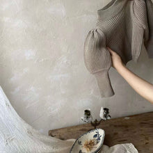 Load image into Gallery viewer, Girls Puff Ribbed Knit - Three Colours