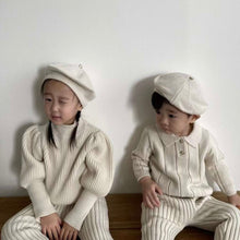 Load image into Gallery viewer, Boys Collar Ribbed Knit - Three Colours