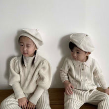 Load image into Gallery viewer, Girls Puff Ribbed Knit - Three Colours