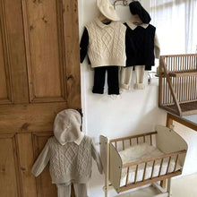 Load image into Gallery viewer, Boys Collar Ribbed Knit - Three Colours