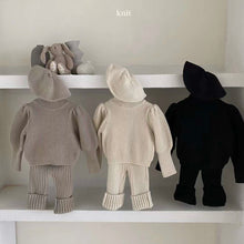 Load image into Gallery viewer, Girls Puff Ribbed Knit - Three Colours