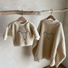 Load image into Gallery viewer, Bear Sherpa Pullover - Ivory