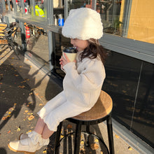 Load image into Gallery viewer, Girls Puff Ribbed Knit - Three Colours