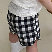 Load image into Gallery viewer, Gingham Cotton Shorts
