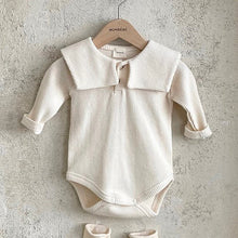Load image into Gallery viewer, Waffle Sailor Bodysuit - Two Colours
