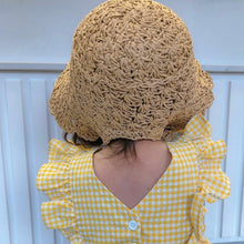 Load image into Gallery viewer, Toddler Straw Sun Hat - Khaki
