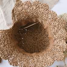 Load image into Gallery viewer, Toddler Straw Sun Hat - Khaki
