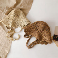Load image into Gallery viewer, Toddler Straw Sun Hat - Khaki
