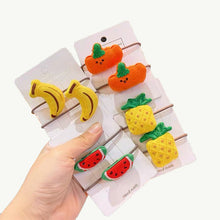 Load image into Gallery viewer, Fruits Party Hair Tie Pack - Three Colours
