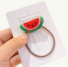 Load image into Gallery viewer, Fruits Party Hair Tie Pack - Three Colours
